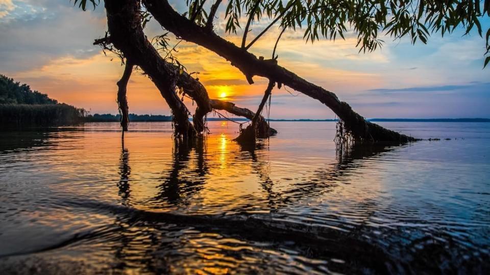 Gizycko-Przerwanki Domki Widok Na Mazury Bagian luar foto