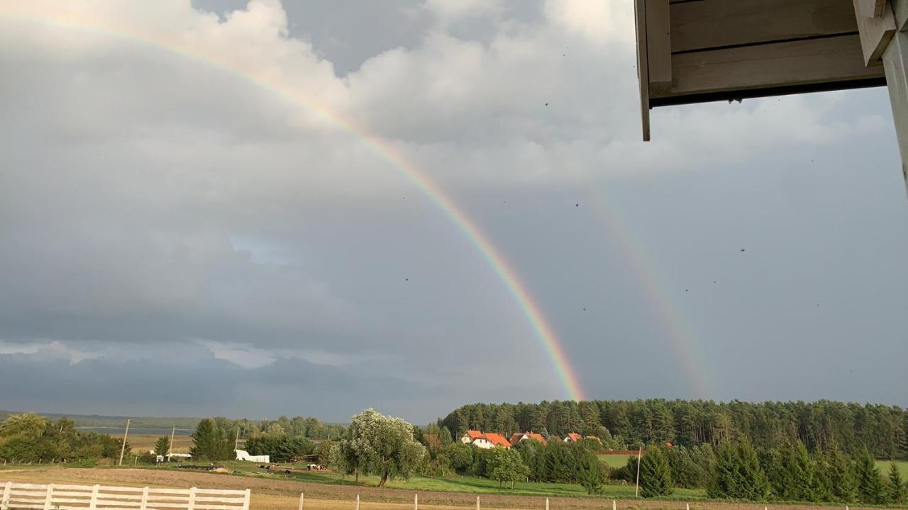 Gizycko-Przerwanki Domki Widok Na Mazury Bagian luar foto