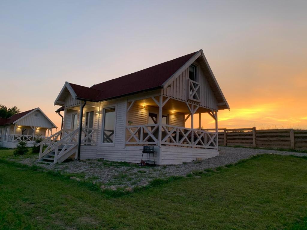 Gizycko-Przerwanki Domki Widok Na Mazury Bagian luar foto