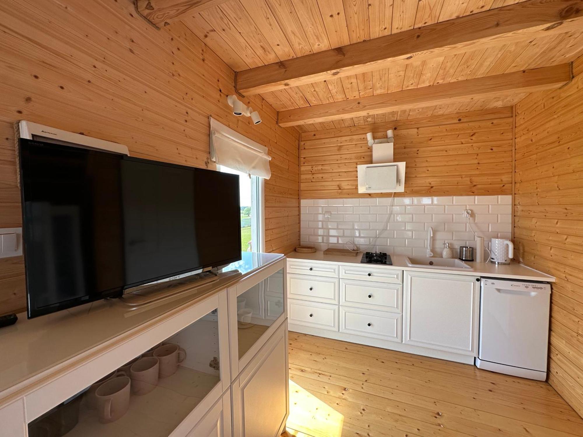 Gizycko-Przerwanki Domki Widok Na Mazury Bagian luar foto